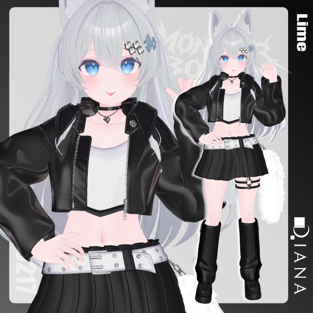 【Vketコラボ】モンスターブーツ-MONSTER BOOTS【16アバター対応】