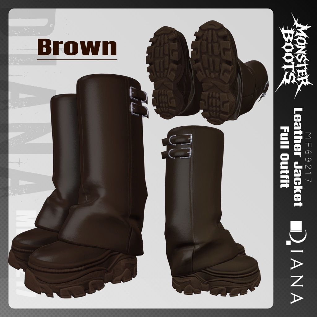 【Vketコラボ】モンスターブーツ-MONSTER BOOTS【16アバター対応】