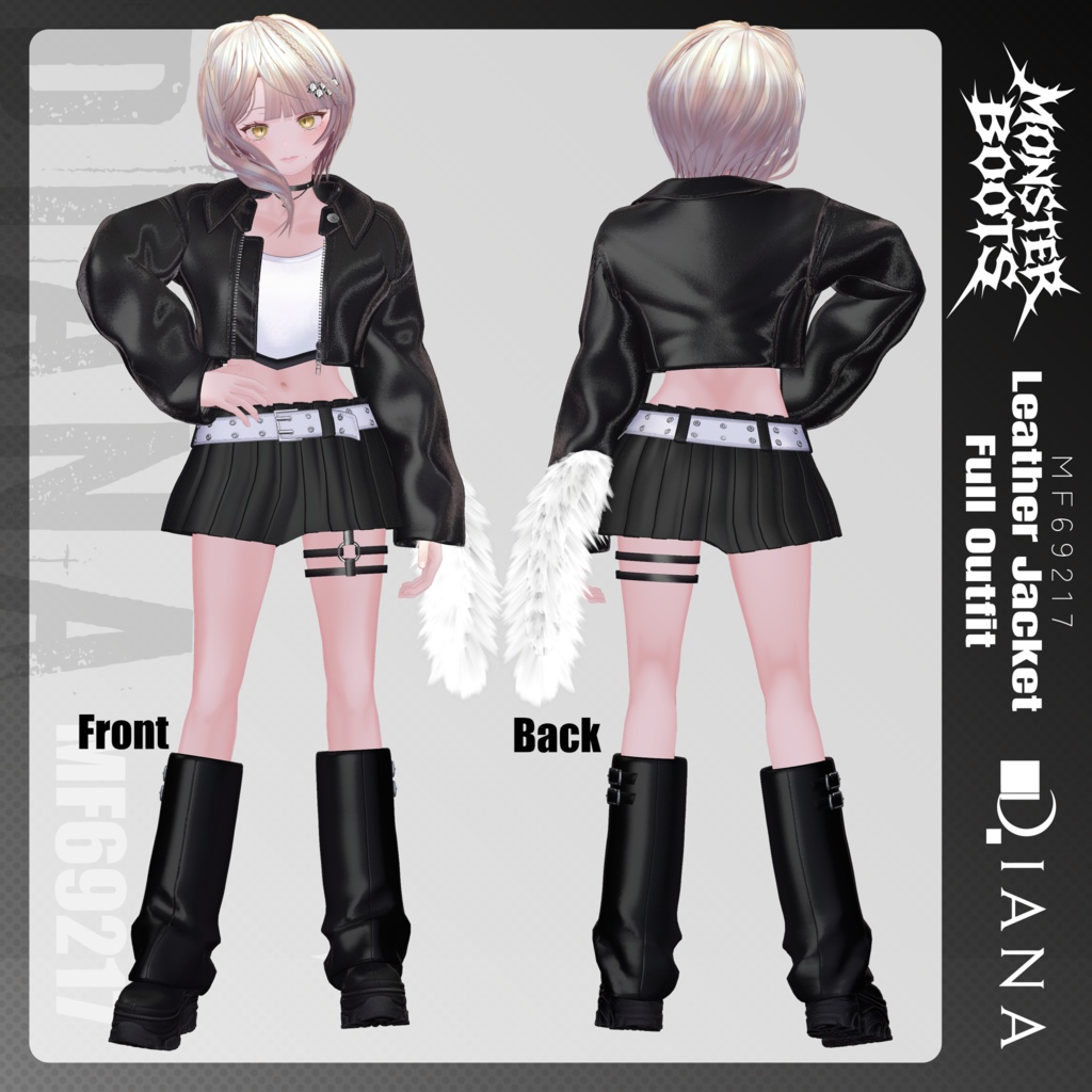 【Vketコラボ】モンスターブーツ-MONSTER BOOTS【16アバター対応】