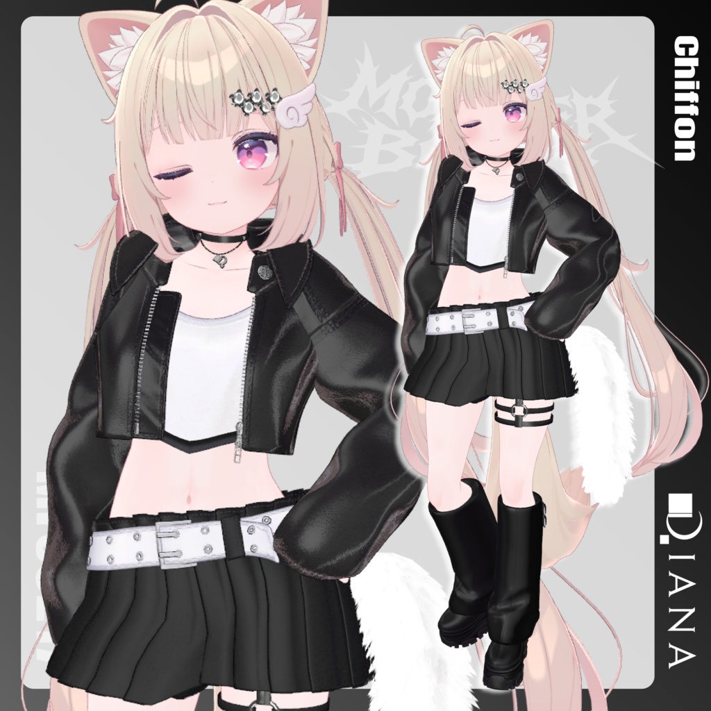 【Vketコラボ】モンスターブーツ-MONSTER BOOTS【16アバター対応】