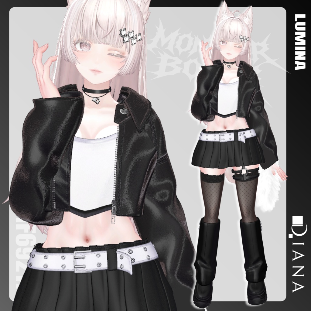 【Vketコラボ】モンスターブーツ-MONSTER BOOTS【16アバター対応】