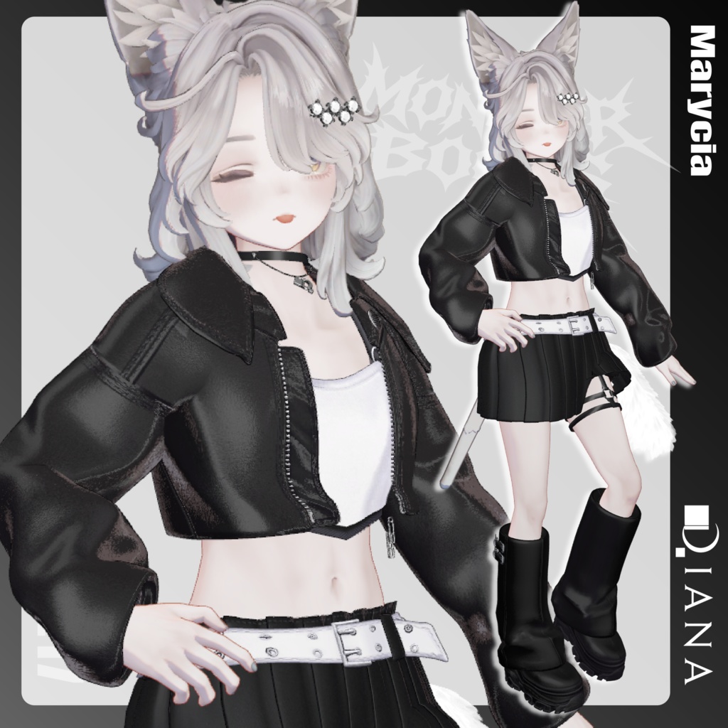 【Vketコラボ】モンスターブーツ-MONSTER BOOTS【16アバター対応】