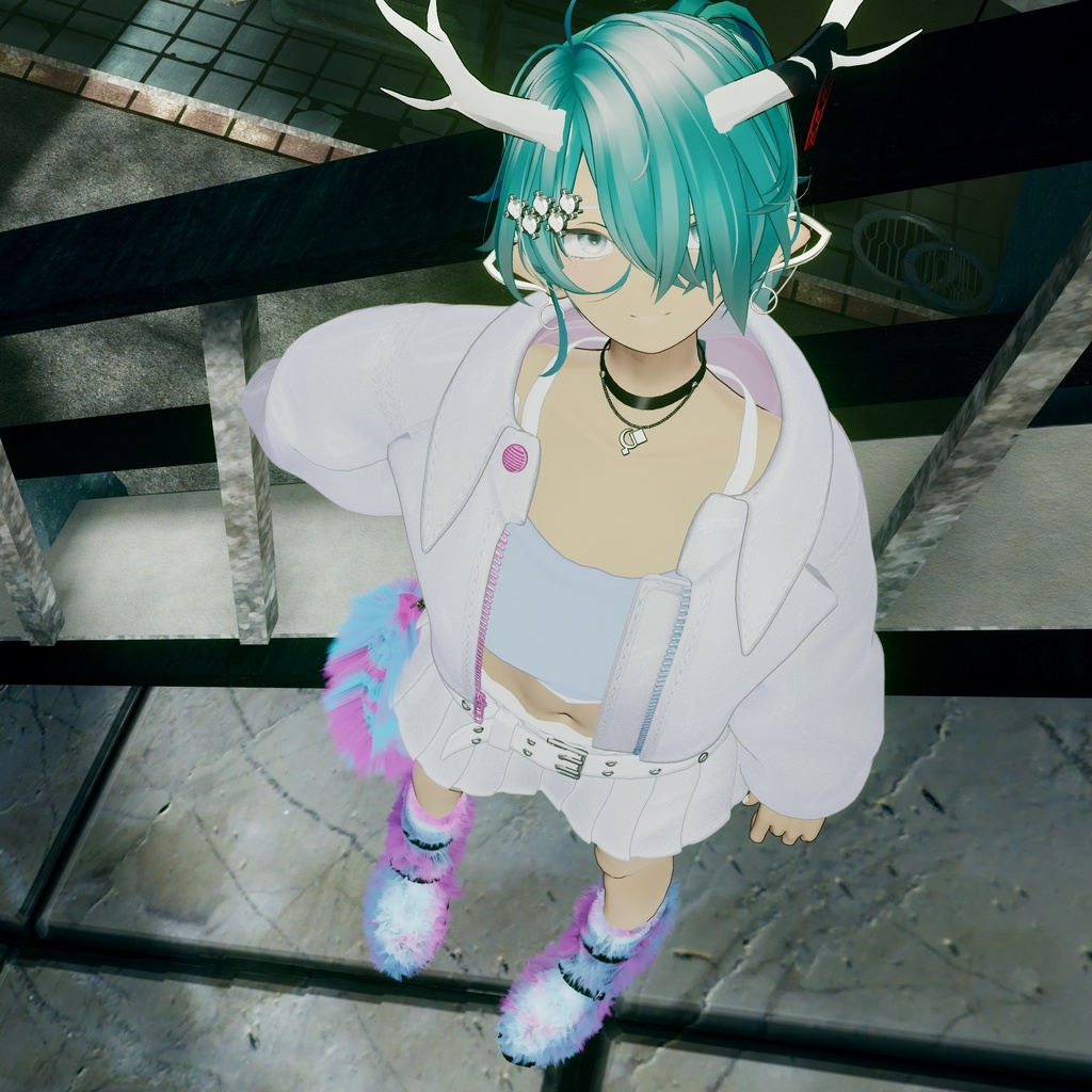 【Vketコラボ】モンスターファーブーツ-MONSTER FUR BOOTS【16アバター対応】