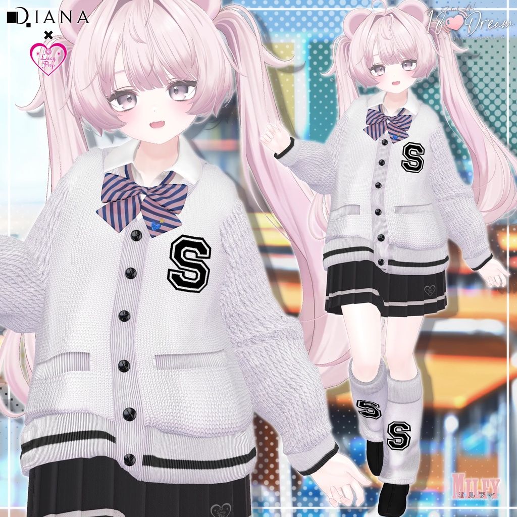 【ダイアナ×LucyPop】18 ❤ Dream【20アバター対応】
