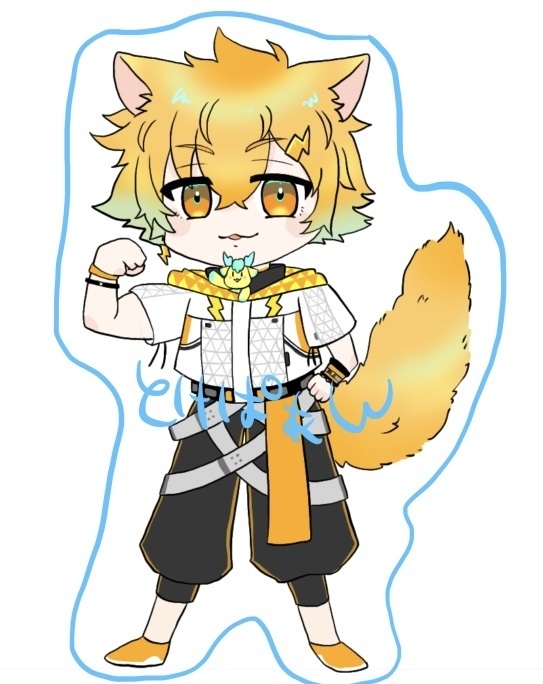 ダイカットシール「宇佐美リト」