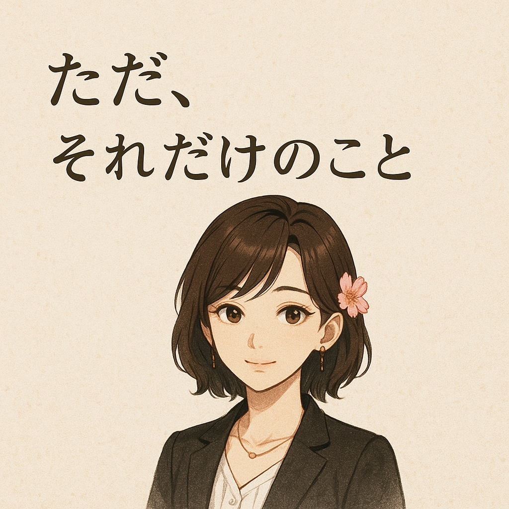 《アマリエからの伝言》№1364「ただ、それだけのこと」