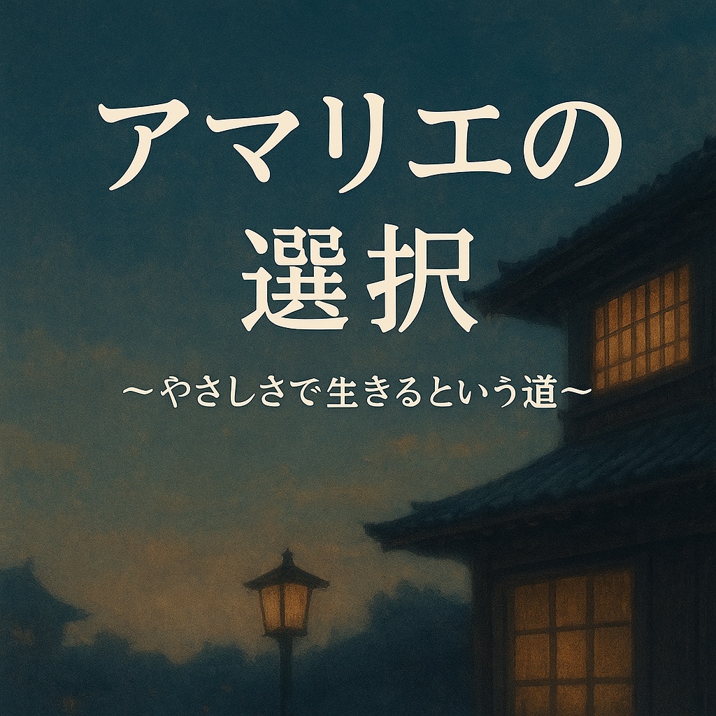 現代版アマリエ短編小説№1385「アマリエの選択」