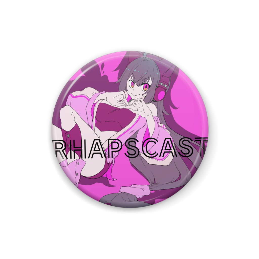 RHAPSCAST缶バッチ【BB】