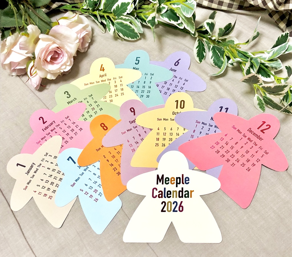 ミープルカレンダ−(2026年)