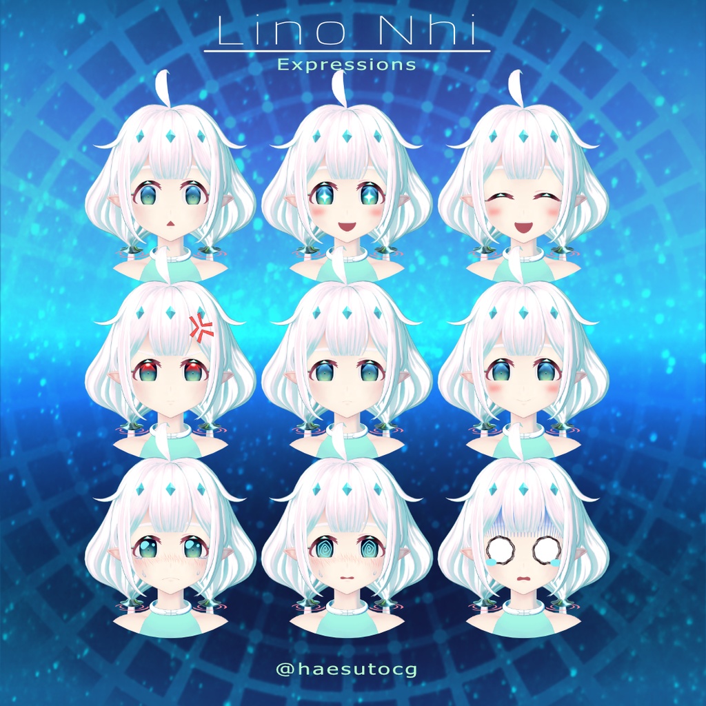 オリジナル3Dモデル「Lino Nhi」
