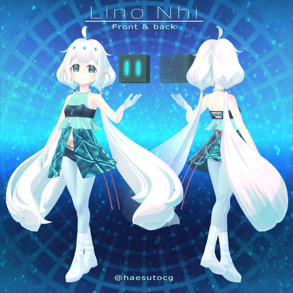 オリジナル3Dモデル「Lino Nhi」