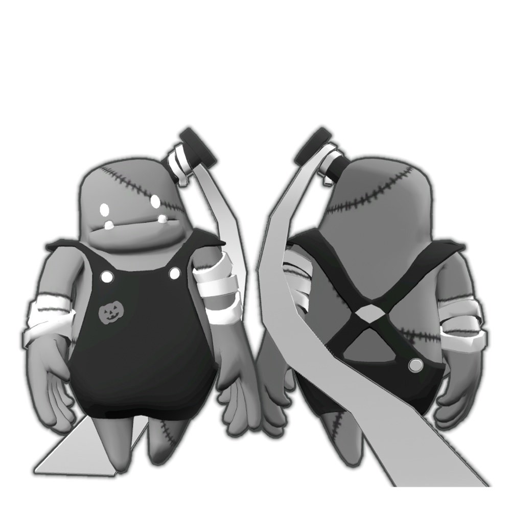 【オリジナル3Dモデル】ツギハギ1号