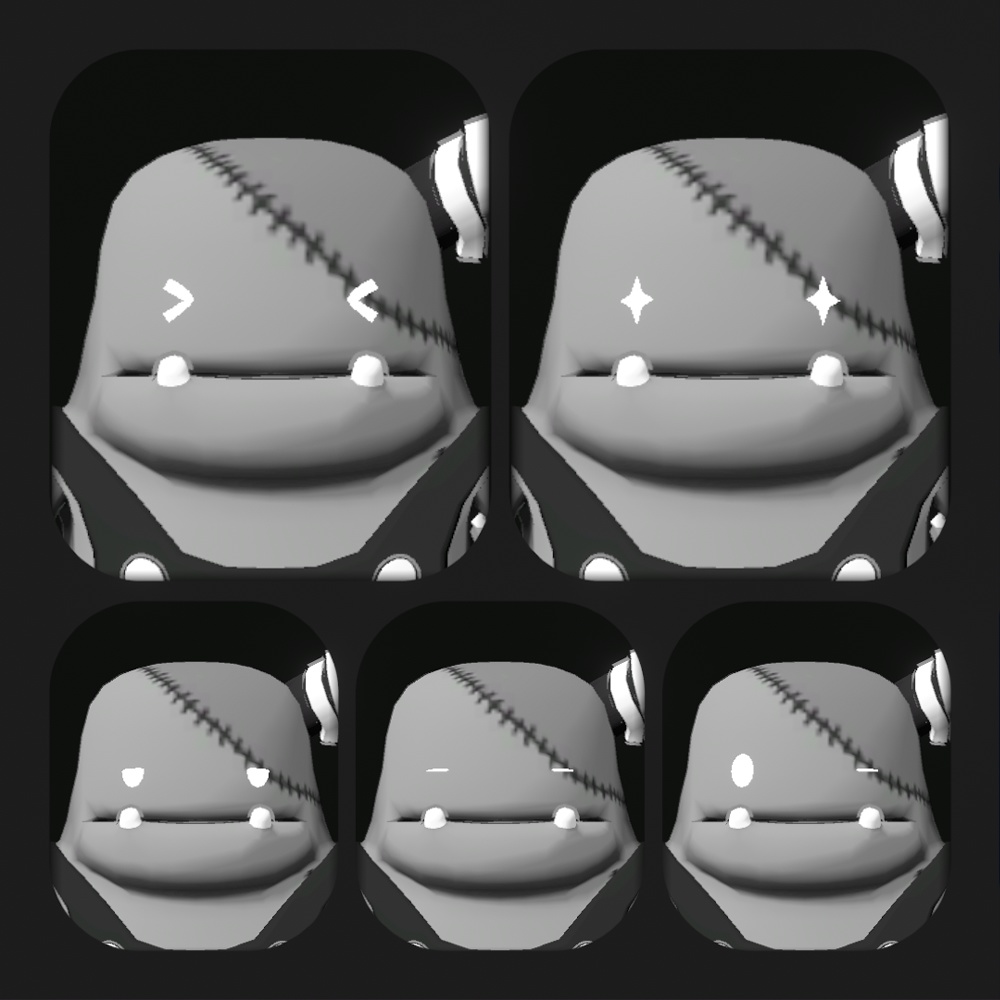 【オリジナル3Dモデル】ツギハギ1号