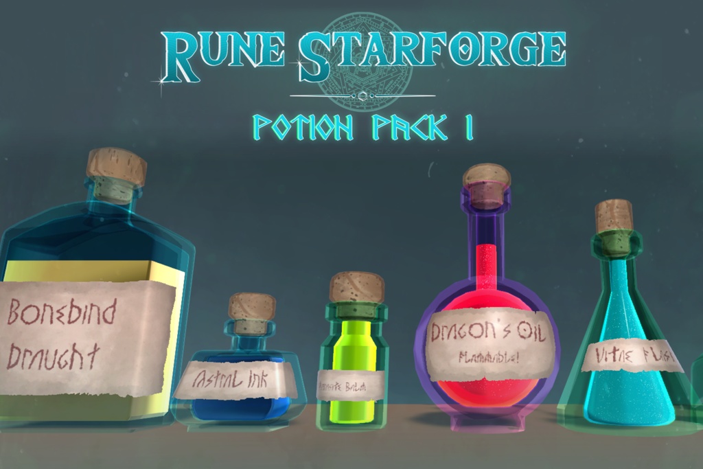 ルーン・スターフォージのポーションパック1|Rune Starforge’s Potion Pack 1
