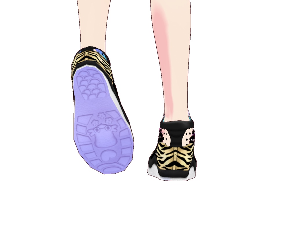 【無料】キルトタイガー【Vroidスニーカー】