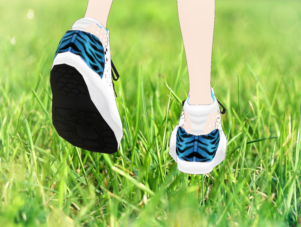 【無料】キルトタイガー【Vroidスニーカー】