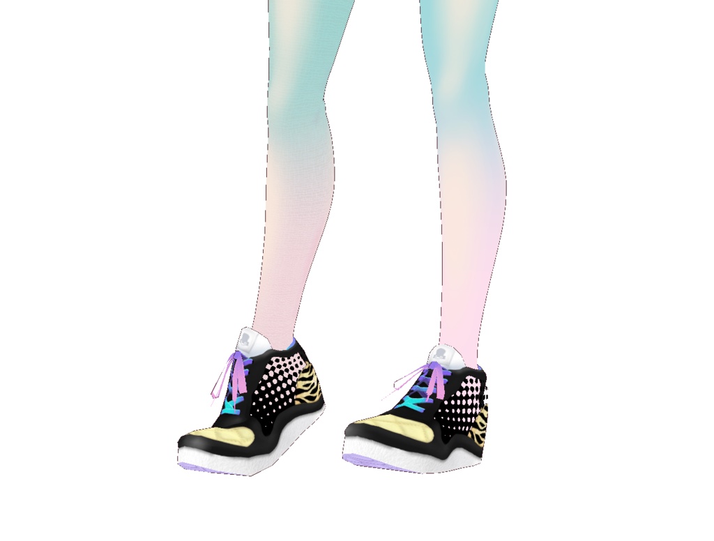 【無料】キルトタイガー【Vroidスニーカー】