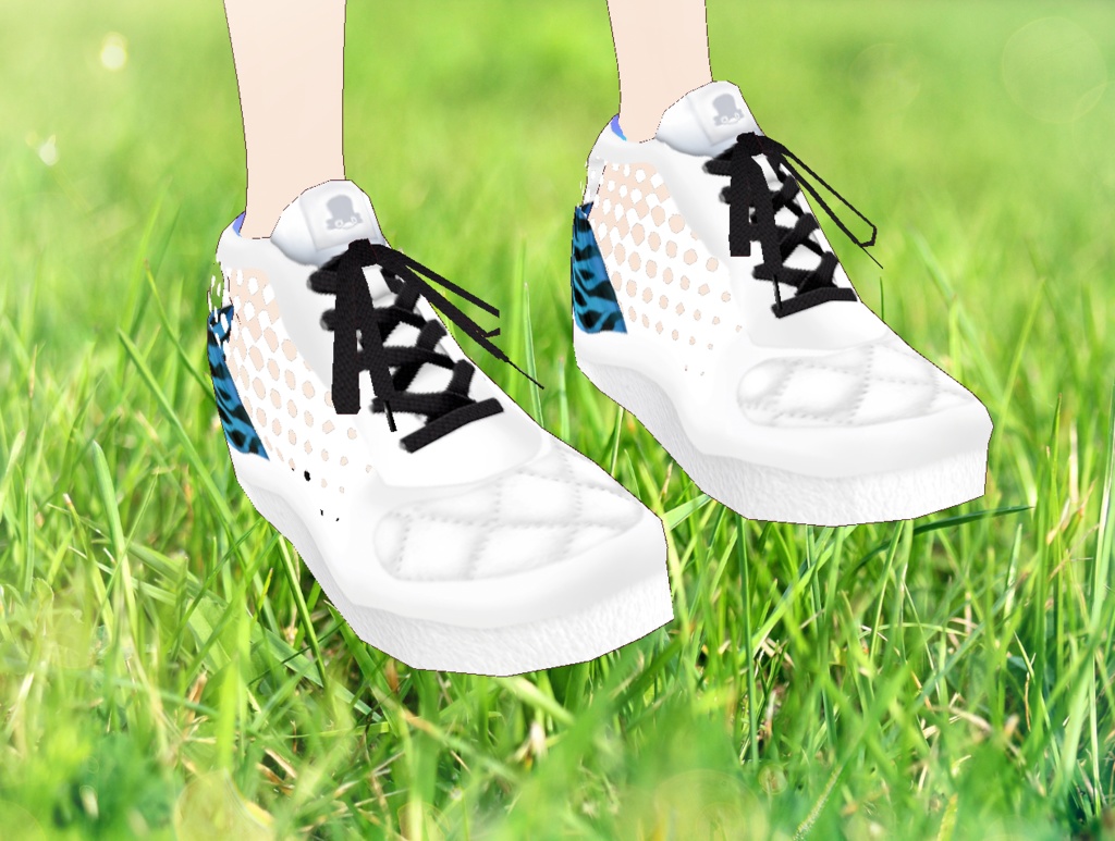 【無料】キルトタイガー【Vroidスニーカー】