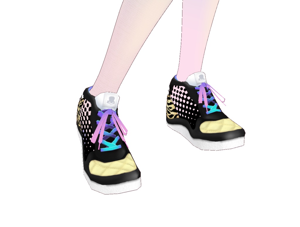 【無料】キルトタイガー【Vroidスニーカー】