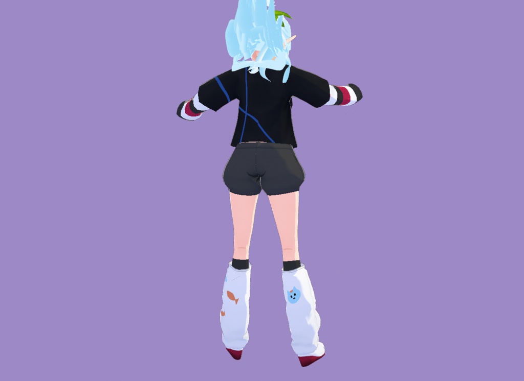 Project 02 - Modern Elf Girl. Ready to use 3d model VRM/ VRC/ MMD