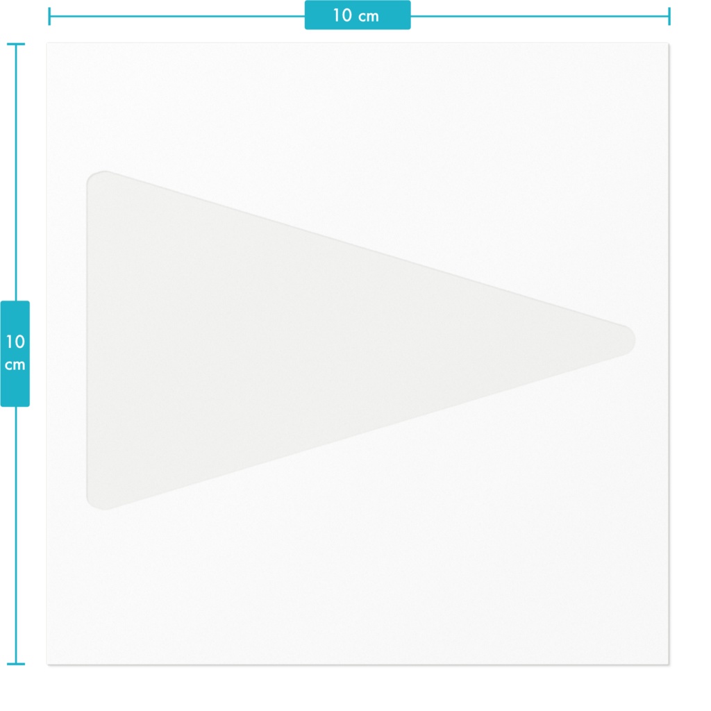 ねのにな村ペナント風ステッカー(ゆげちゃん)