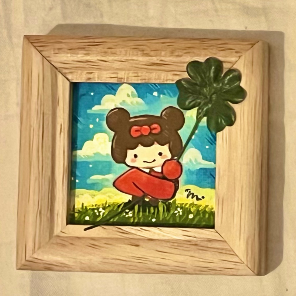 7.5cm×7.5cm飾りつきぷち原画3