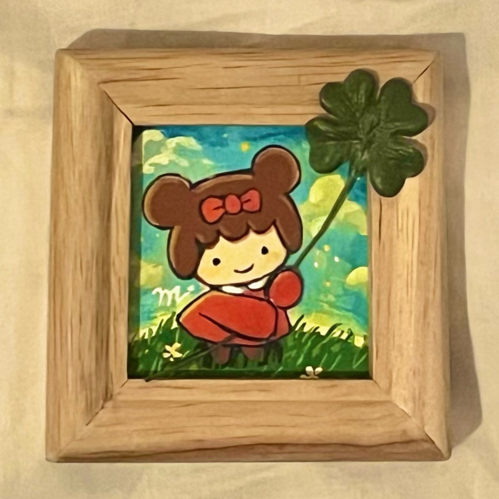 7.5cm×7.5cm飾りつきぷち原画6