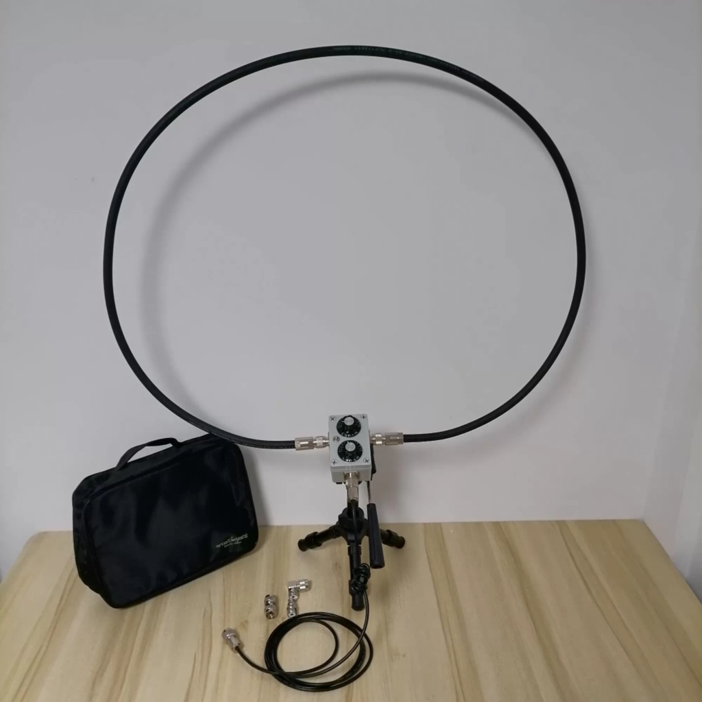 ポータブル・ミニループ・アンテナ(HF/144M/430M送受信、FMラジオ・エアバンド受信対応)