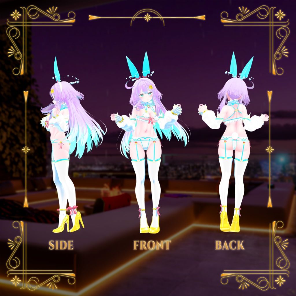 【セレスティア,Selestia】フリルバニービキニ ( Frilly Bunny Bikini )