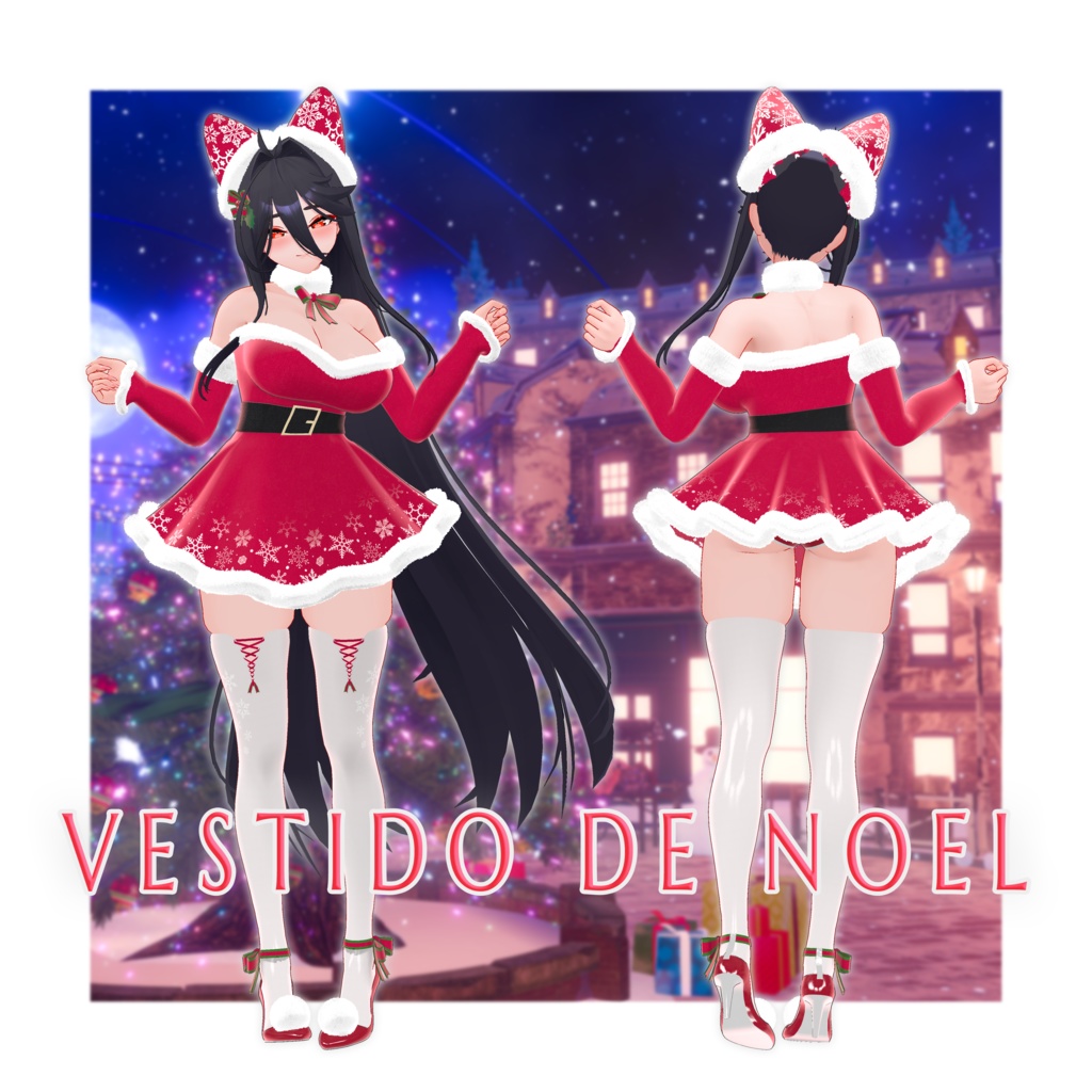 【アザミさん・ユーネ用】Vestido de Noel (ver1.2)