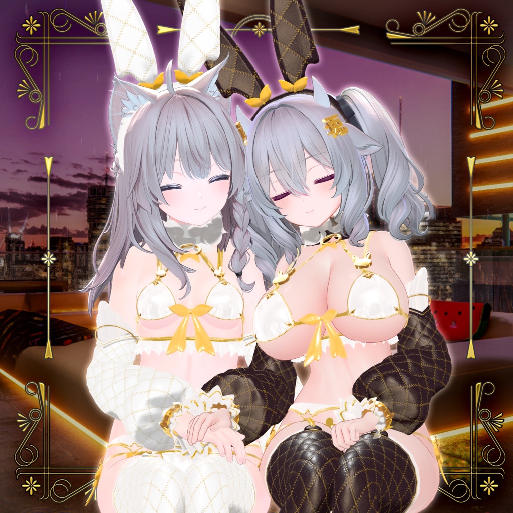 【7アバター対応】フリルバニービキニ ( Frilly Bunny Bikini ) VOL.2 (Ver1.0.2)