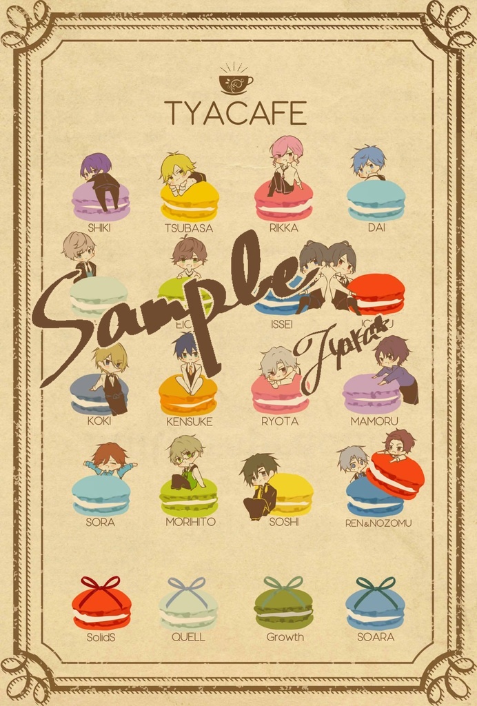 SQ&ALIVEコットンパール リボンネックレス