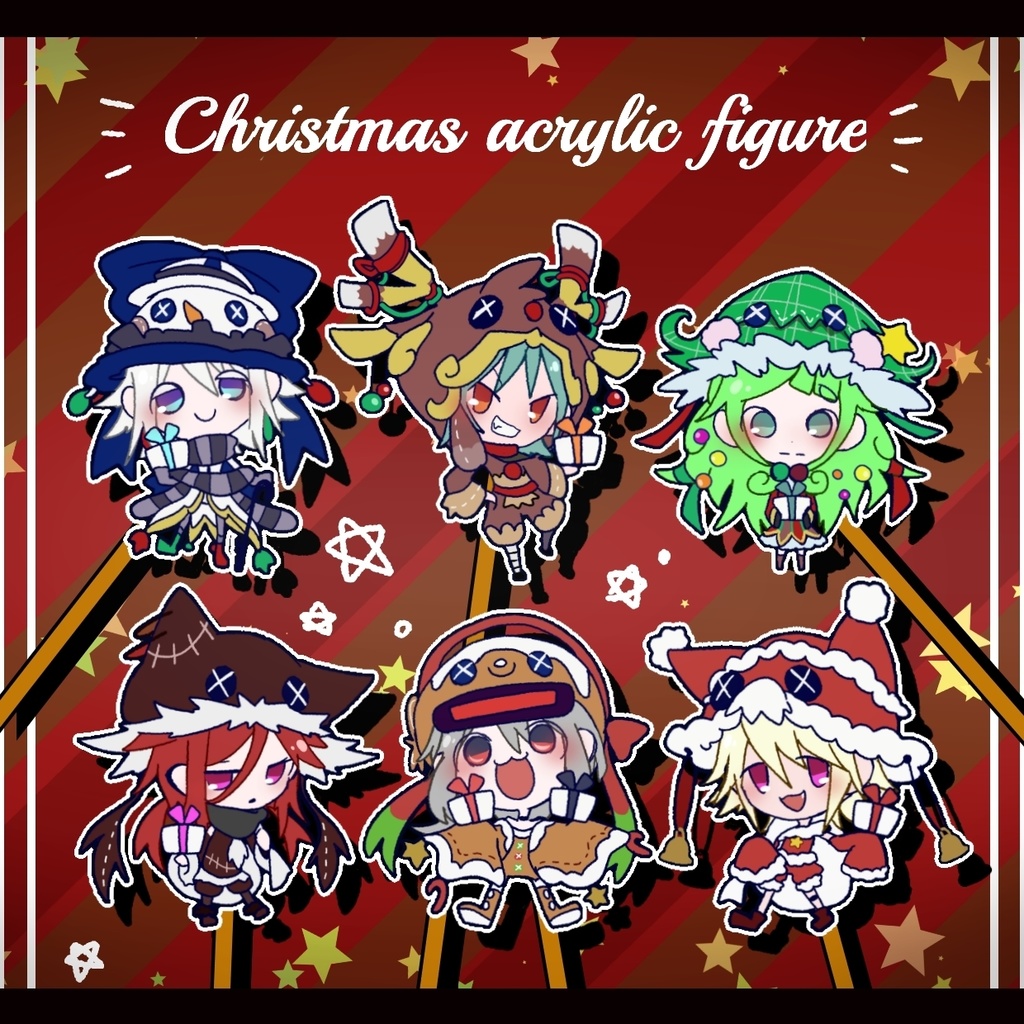 【受付終了】めんるいの クリスマスアクリルフィギュア
