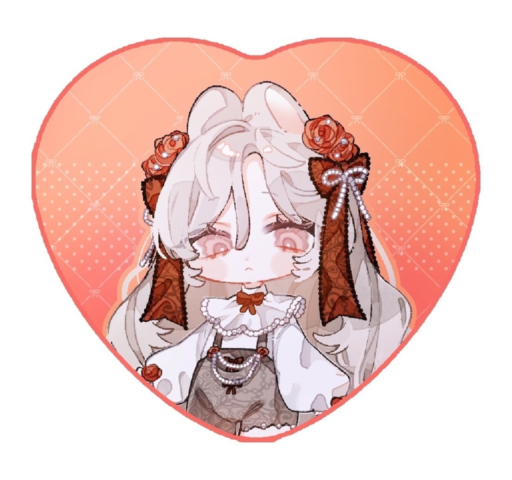 缶バッジ【うさ】