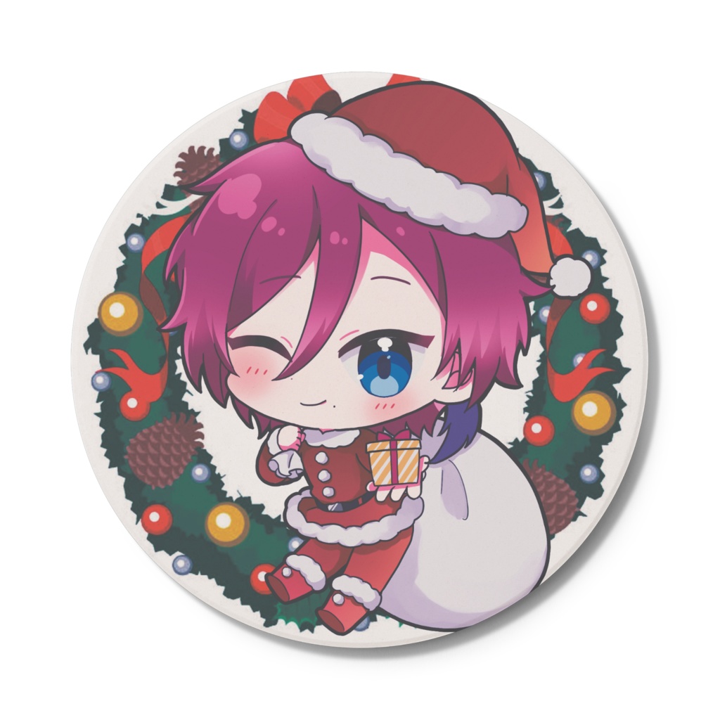 朔真クリスマスコースター