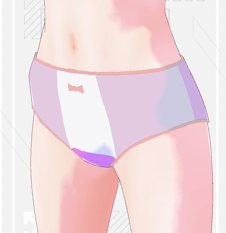 【VRoidStudio】組み合わせショーツA　色変え可