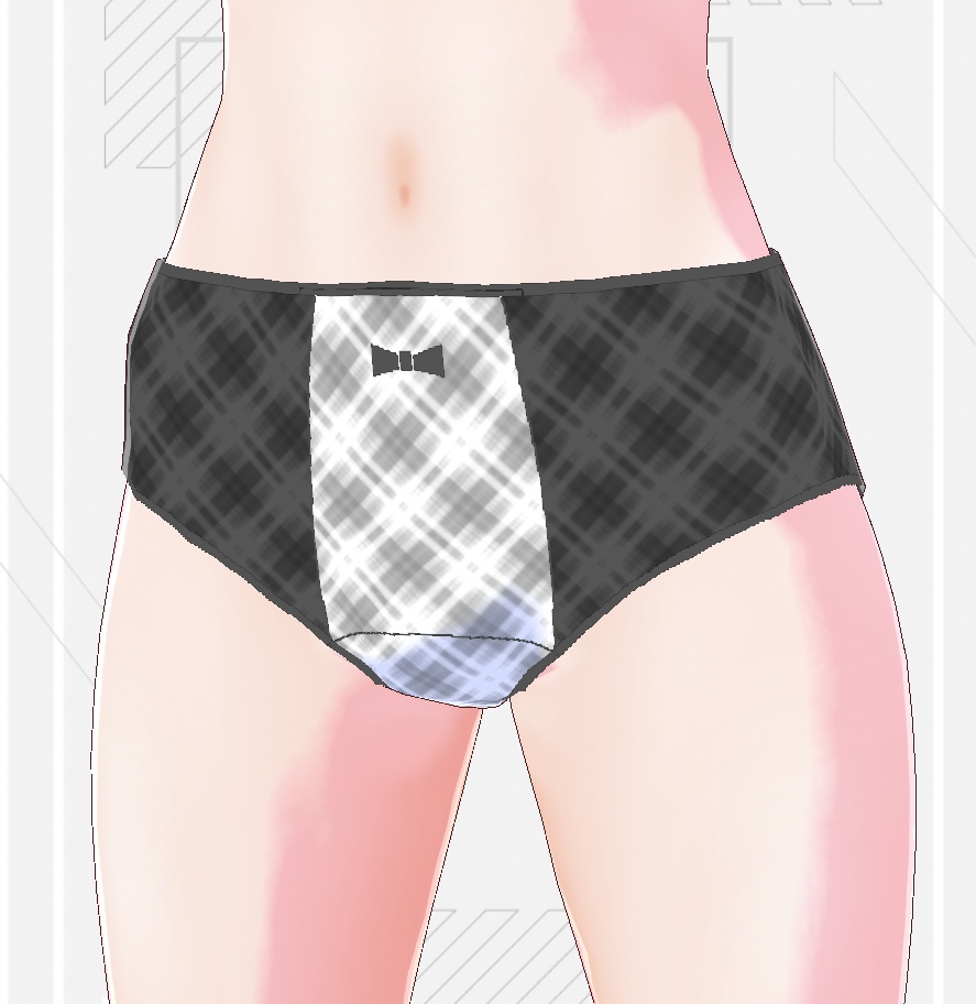 【VRoidStudio】組み合わせショーツB 色変え可