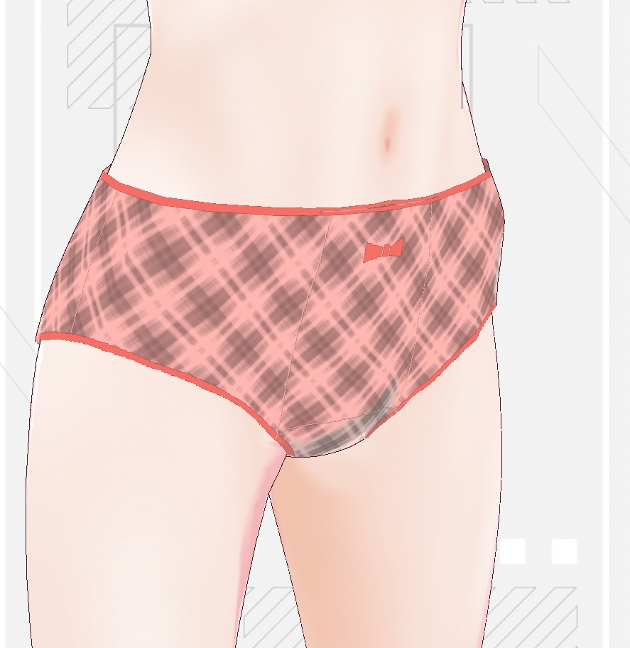 【VRoidStudio】組み合わせショーツB　色変え可