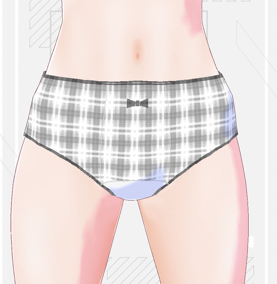 【VRoidStudio】組み合わせショーツC　色変え可