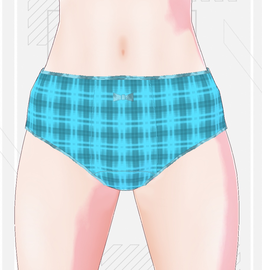 【VRoidStudio】組み合わせショーツC 色変え可