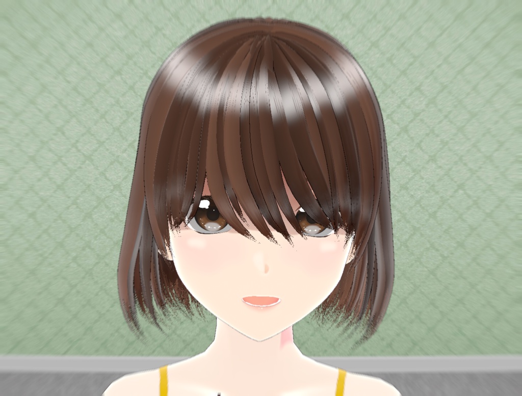 無料配布 モブ絵ちゃん【.vroid形式あり】