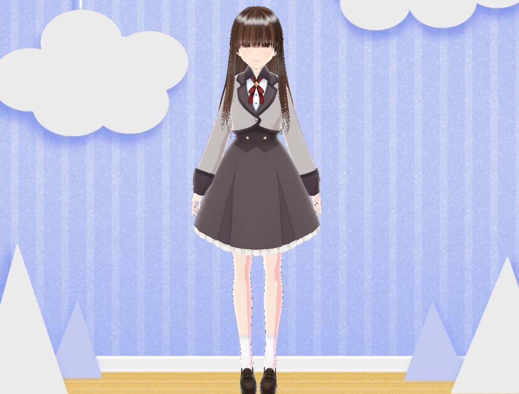 無料配布 モブ美ちゃん【.vroid形式あり】