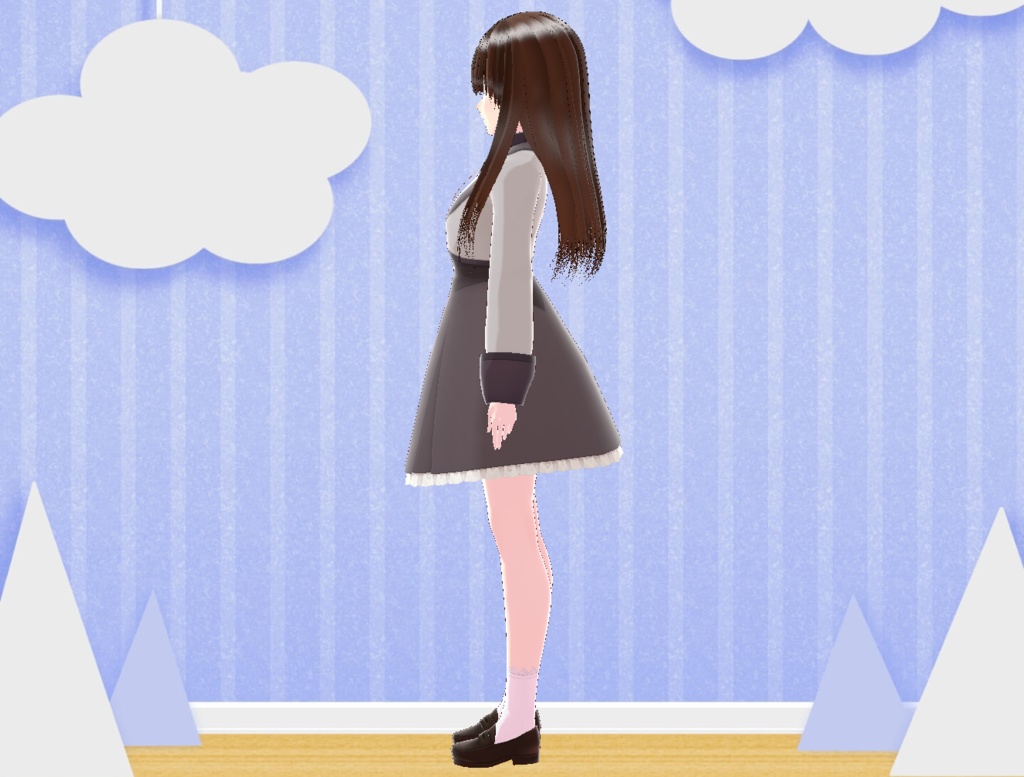 無料配布 モブ美ちゃん【.vroid形式あり】