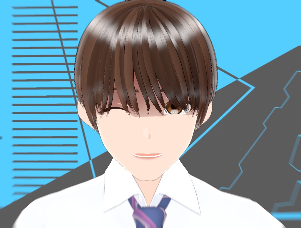 無料配布　モブ司【.vroid形式あり】 - mit倉庫 - 4/4