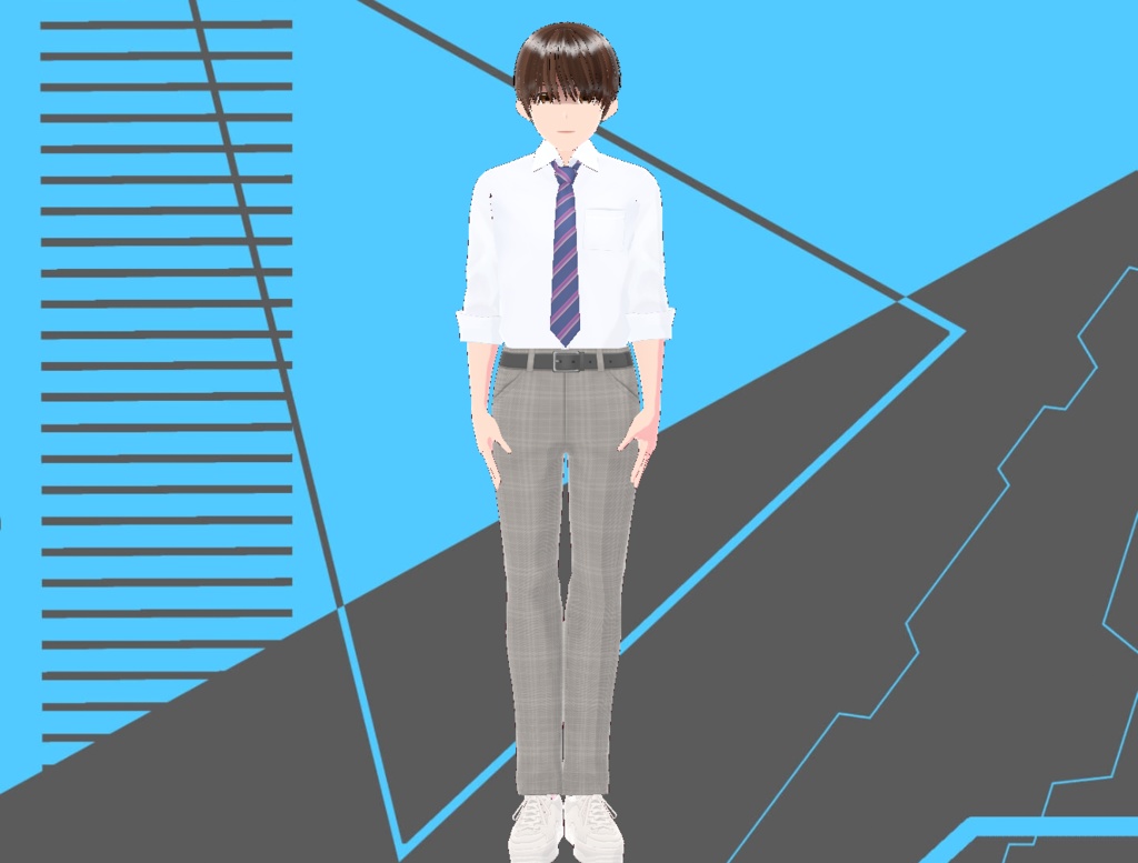 無料配布　モブ司【.vroid形式あり】 - mit倉庫 - 2/4