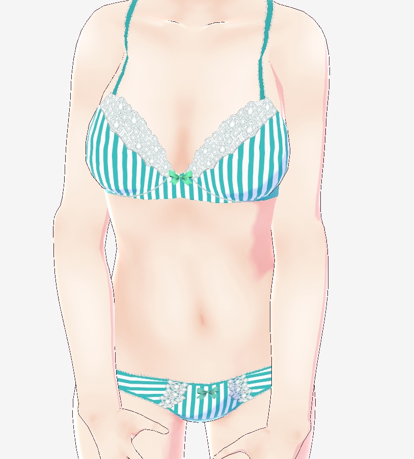 【無料】女性用インナー251208（ストライプ）マルチカラー