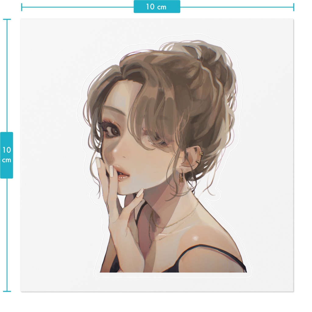 世田れいステッカーver2