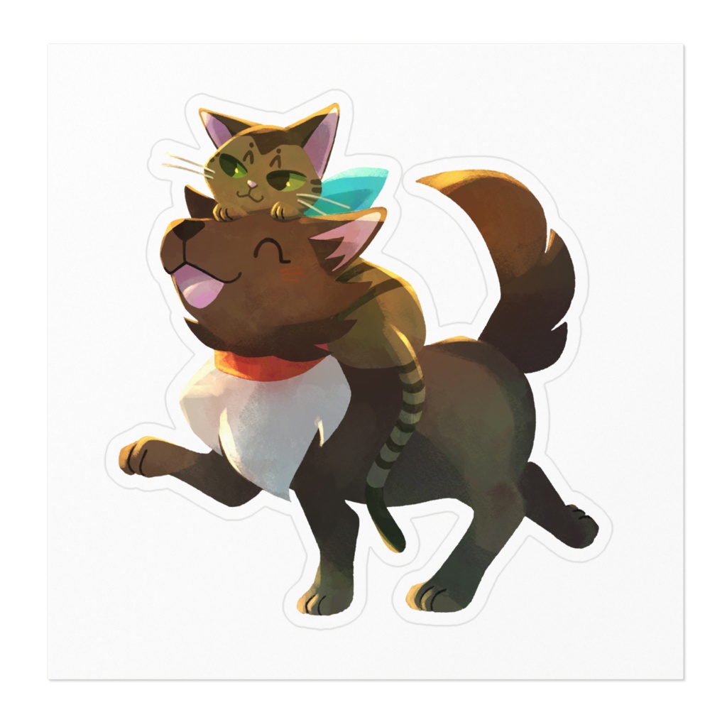 Kuma&Poo_くまぷステッカー