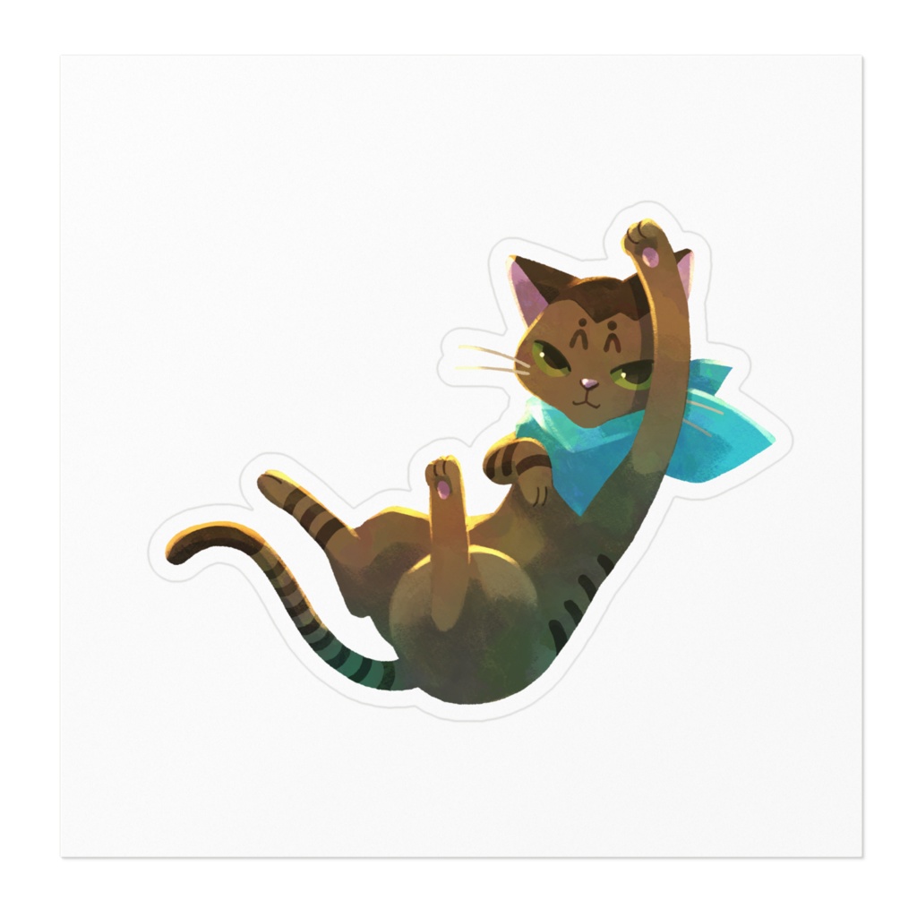 Kuma&Poo_ぷーステッカー