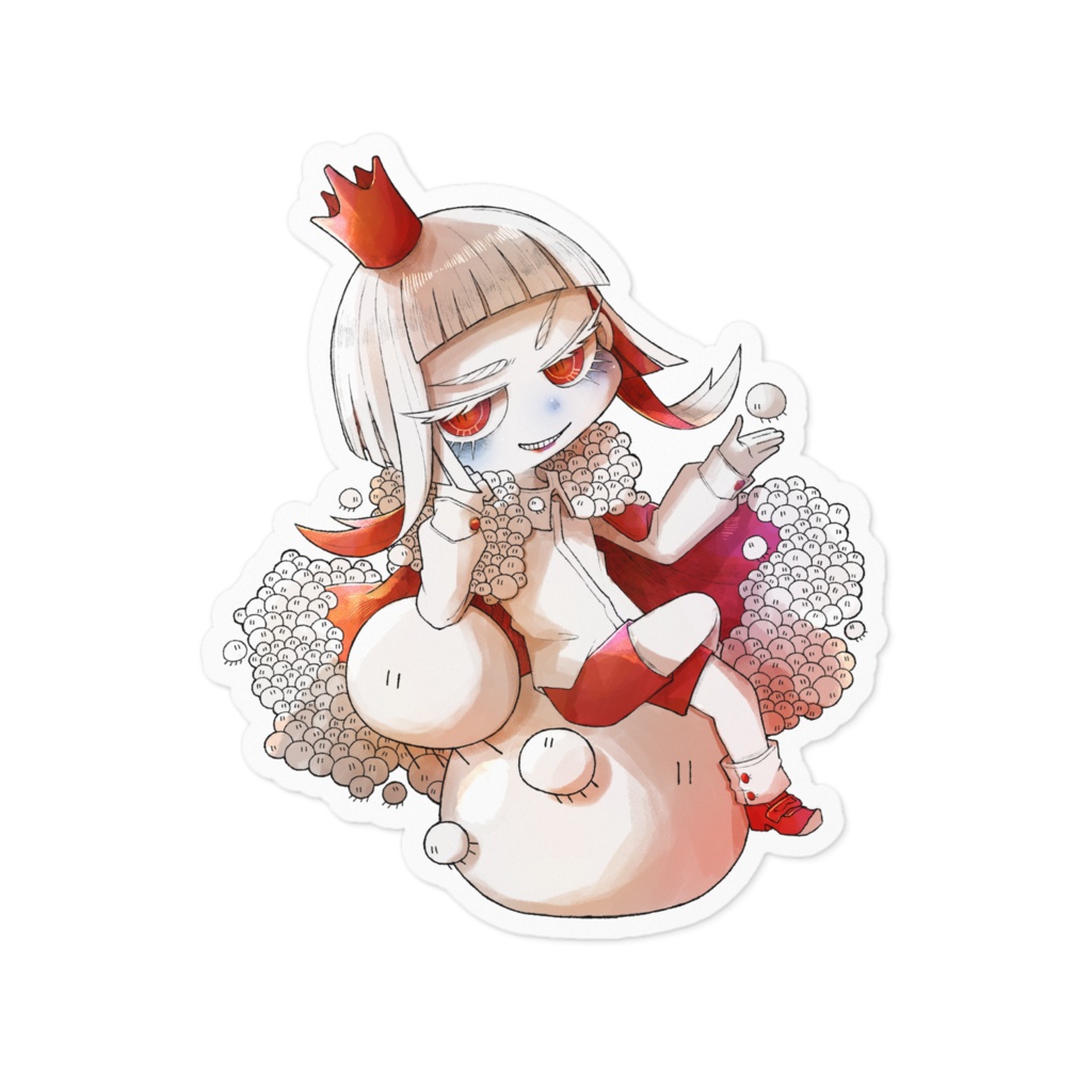 SHIRANE_まおうステッカーR